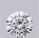 Natural Diamond 0.41 Carats, Round with Excellent Cut, E Color, SI2 Clarity and Certified by GIA