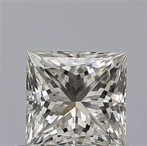 Picture of Natural Diamond 0.51 Carats, Princess with  Cut, J Color, VVS1 Clarity and Certified by GIA
