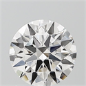 Lab Grown Diamond 1.09 Carats, Round with Ideal Cut, D Color, VVS1 Clarity and Certified by IGI