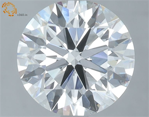 Picture of Lab Grown Diamond 2.16 Carats, Round with Ideal Cut, E Color, VVS2 Clarity and Certified by IGI