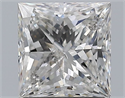 Diamante Natural 1.71 quilates, Princesa , Color G, claridad SI2 y certificado GIA