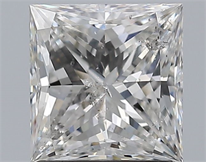 Foto Diamante Natural 1.71 quilates, Princesa , Color G, claridad SI2 y certificado GIA de