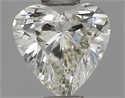 Natural Diamond 0.54 Carats, Heart with  Cut, I Color, VS2 Clarity and Certified by IGI