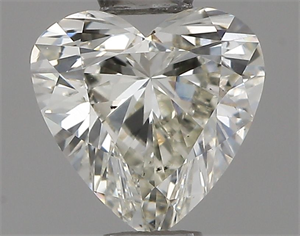 Picture of Natural Diamond 0.54 Carats, Heart with  Cut, I Color, VS2 Clarity and Certified by IGI