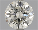 Natural Diamond 1.22 Carats, Round with Excellent Cut, M Color, VVS2 Clarity and Certified by IGI