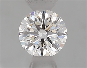 Picture of Natural Diamond 0.50 Carats, Round with Excellent Cut, D Color, SI2 Clarity and Certified by GIA