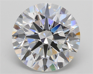 Picture of Lab Grown Diamond 8.62 Carats, Round with Ideal Cut, F Color, VS2 Clarity and Certified by IGI