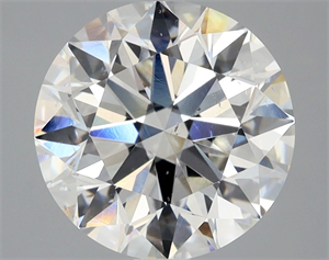 Picture of Natural Diamond 2.93 Carats, Round with Excellent Cut, H Color, SI1 Clarity and Certified by GIA