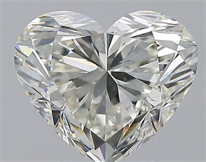 Picture of Natural Diamond 3.65 Carats, Heart with  Cut, J Color, VS2 Clarity and Certified by GIA