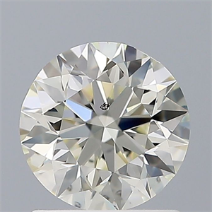 Foto Diamante Natural 1.00 quilates, Redondo , Color K, claridad SI1 y certificado GIA de