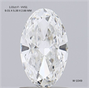 Diamante Natural 1.01 quilates, Ovalado , Color F, claridad VVS1 y certificado GIA