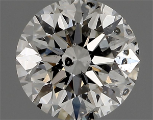 Picture of Natural Diamond 0.72 Carats, Round with Excellent Cut, G Color, SI2 Clarity and Certified by IGI