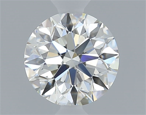 Picture of Natural Diamond 0.50 Carats, Round with Excellent Cut, I Color, VVS2 Clarity and Certified by GIA