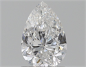 Natural Diamond 0.90 Carats, Pear with  Cut, E Color, SI2 Clarity and Certified by GIA