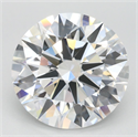 Lab Grown Diamond 4.04 Carats, Round with Ideal Cut, D Color, IF Clarity and Certified by IGI