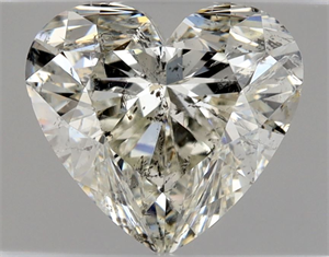 Picture of Natural Diamond 1.01 Carats, Heart with  Cut, H Color, SI2 Clarity and Certified by HRD