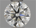 Natural Diamond 0.40 Carats, Round with Very Good Cut, I Color, VVS1 Clarity and Certified by IGI