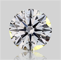 Natural Diamond 2.05 Carats, Round with Excellent Cut, H Color, SI1 Clarity and Certified by GIA