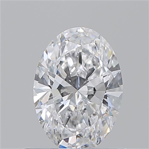 Picture of Natural Diamond 0.75 Carats, Oval with  Cut, D Color, SI2 Clarity and Certified by GIA
