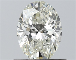 Picture of Natural Diamond 0.50 Carats, Oval with  Cut, J Color, VVS1 Clarity and Certified by IGI