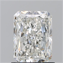 Natural Diamond 1.20 Carats, Radiant with  Cut, H Color, SI2 Clarity and Certified by GIA