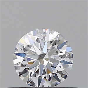 Picture of Natural Diamond 0.44 Carats, Round with Excellent Cut, D Color, VVS1 Clarity and Certified by GIA