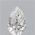 Natural Diamond 0.50 Carats, Pear with  Cut, G Color, VS1 Clarity and Certified by GIA