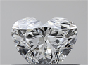 Natural Diamond 0.40 Carats, Heart with  Cut, J Color, VVS2 Clarity and Certified by GIA