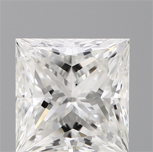 Picture of Natural Diamond 0.73 Carats, Princess with  Cut, G Color, I1 Clarity and Certified by GIA