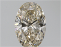 Natural Diamond 1.01 Carats, Oval with  Cut, M Color, SI2 Clarity and Certified by GIA