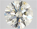 Natural Diamond 3.25 Carats, Round with Excellent Cut, L Color, VS1 Clarity and Certified by IGI