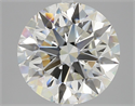 Natural Diamond 4.35 Carats, Round with Excellent Cut, H Color, VS1 Clarity and Certified by IGI