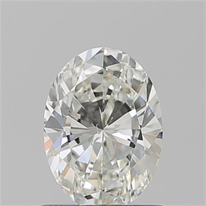 Picture of Natural Diamond 0.90 Carats, Oval with  Cut, H Color, VS2 Clarity and Certified by GIA