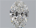 Natural Diamond 1.00 Carats, Oval with  Cut, E Color, VS2 Clarity and Certified by GIA