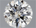 Natural Diamond 0.50 Carats, Round with Excellent Cut, G Color, VVS2 Clarity and Certified by GIA