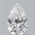 Natural Diamond 0.60 Carats, Pear with  Cut, D Color, VS1 Clarity and Certified by GIA