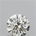 Natural Diamond 0.43 Carats, Round with Excellent Cut, I Color, VS1 Clarity and Certified by IGI