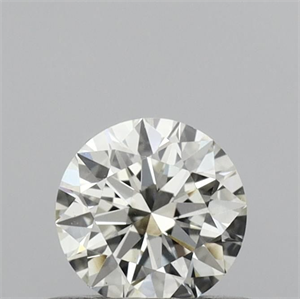 Picture of Natural Diamond 0.43 Carats, Round with Excellent Cut, I Color, VS1 Clarity and Certified by IGI