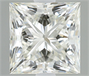 Natural Diamond 0.56 Carats, Princess with  Cut, H Color, VVS1 Clarity and Certified by IGI
