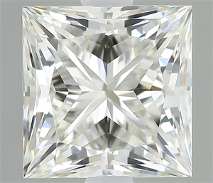 Picture of Natural Diamond 0.56 Carats, Princess with  Cut, H Color, VVS1 Clarity and Certified by IGI