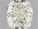 Natural Diamond 1.00 Carats, Cushion with  Cut, M Color, SI1 Clarity and Certified by GIA