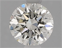 Natural Diamond 0.70 Carats, Round with Excellent Cut, I Color, VVS1 Clarity and Certified by IGI