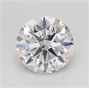 Lab Grown Diamond 3.02 Carats, Round with Ideal Cut, D Color, VVS1 Clarity and Certified by IGI
