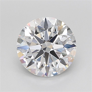 Picture of Lab Grown Diamond 3.02 Carats, Round with Ideal Cut, D Color, VVS1 Clarity and Certified by IGI