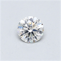 Diamante Natural 0.40 quilates, Redondo , Color H, claridad SI1 y certificado GIA