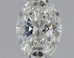 Picture of Natural Diamond 0.70 Carats, Oval with  Cut, H Color, VS2 Clarity and Certified by GIA