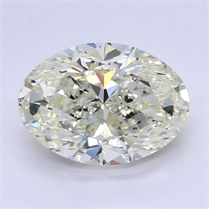 Picture of Natural Diamond 1.50 Carats, Oval with  Cut, L Color, VVS2 Clarity and Certified by GIA