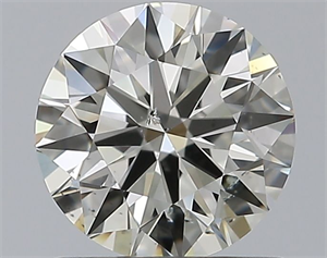 Picture of Natural Diamond 0.85 Carats, Round with Excellent Cut, J Color, SI2 Clarity and Certified by GIA