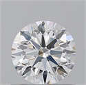 Natural Diamond 0.70 Carats, Round with Excellent Cut, F Color, VVS1 Clarity and Certified by GIA