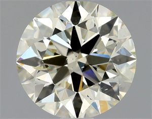 Picture of Natural Diamond 1.00 Carats, Round with Very Good Cut, L Color, SI2 Clarity and Certified by HRD